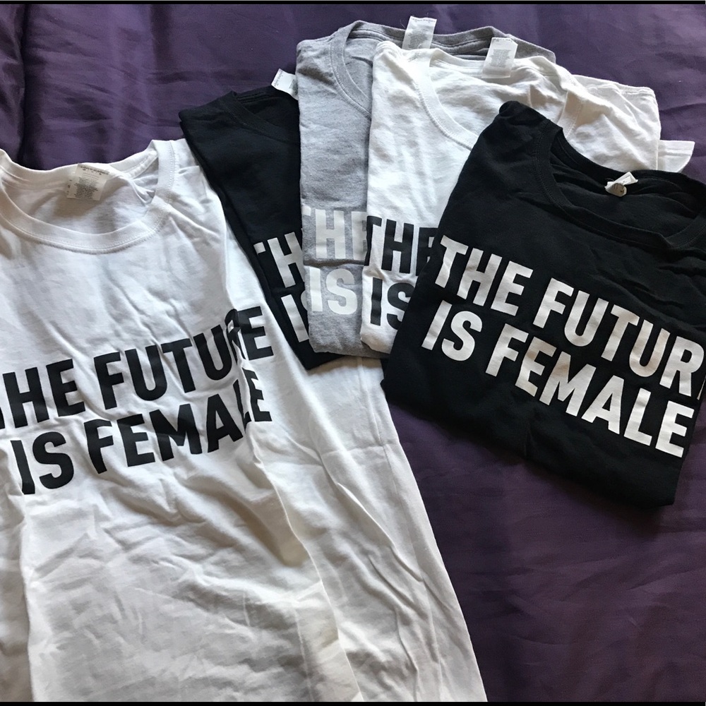 5 the future is female M women’s tees